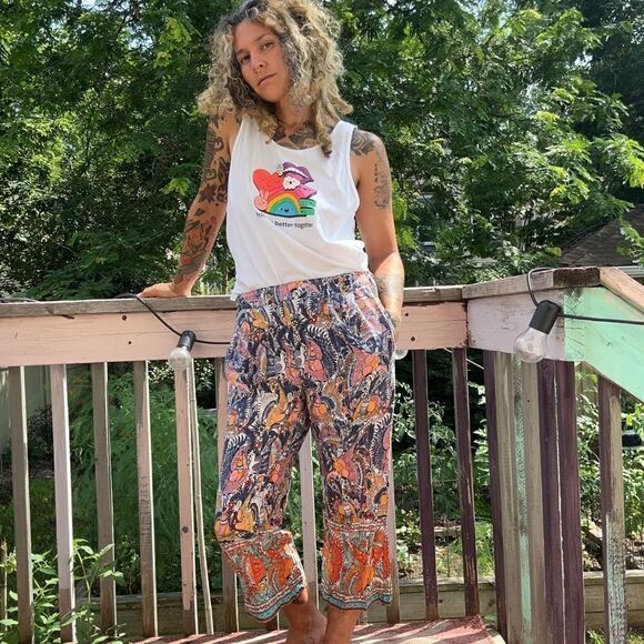 Floral Boho Capri Pant - Picture 8 of 16